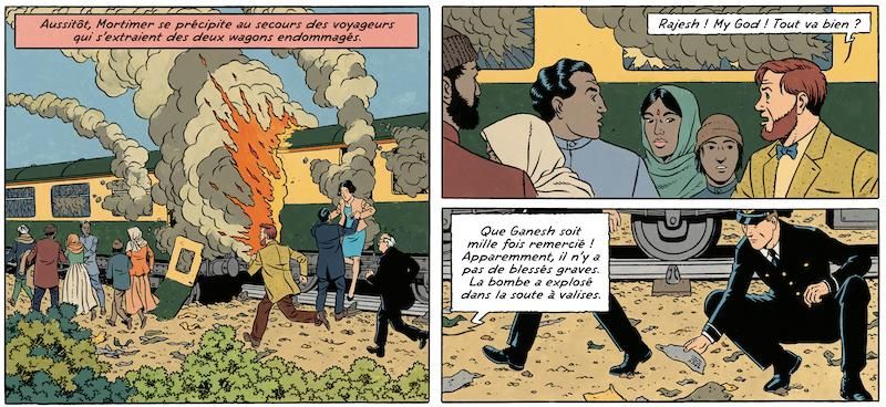 Extrait de Signé Olrik par Yves Sente et André Juillard