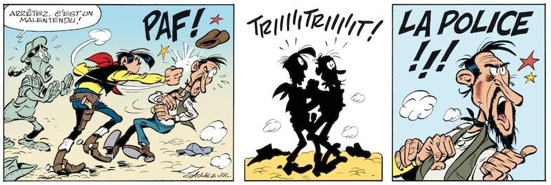 Extrait d'un Cow-boy sous pression de Jul et Achdé