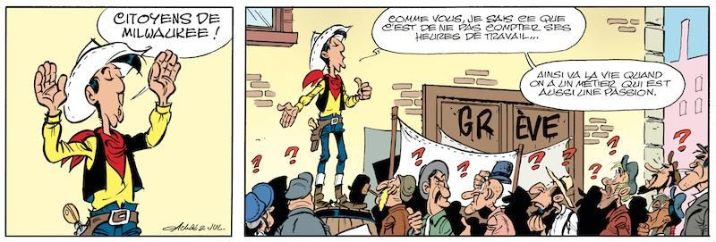 Extrait d'un Cow-boy sous pression de Jul et Achdé