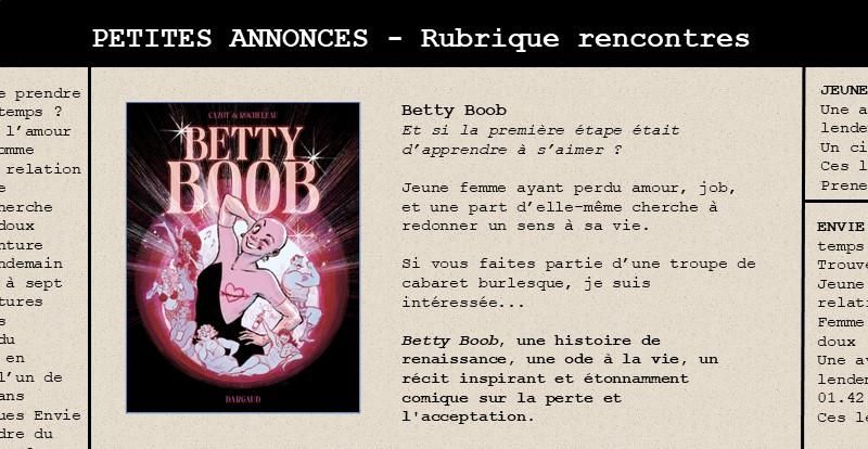 Conseil Amour - Betty Boob